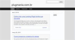 Desktop Screenshot of plugmania.com.br