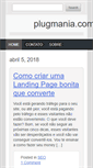 Mobile Screenshot of plugmania.com.br