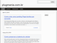 Tablet Screenshot of plugmania.com.br